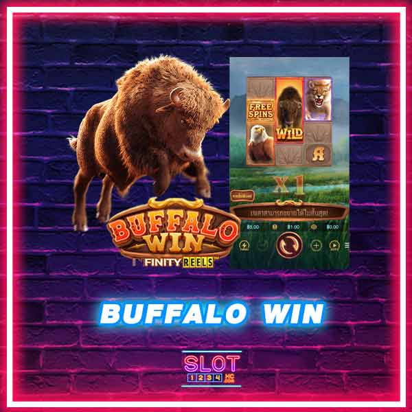 Buffalo Win สล็อตวัวกระทิง เล่นไม่ยาก แจ็คพอตแตกกระจาย